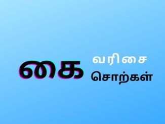 கை வரிசை சொற்கள்